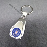 Брелок Scania Saab (Сканія) на ключі авто, метал в овальній формі як оригінальний подарунок